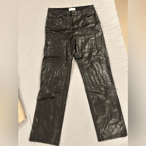 Asos leather pants size: W:26/L:30